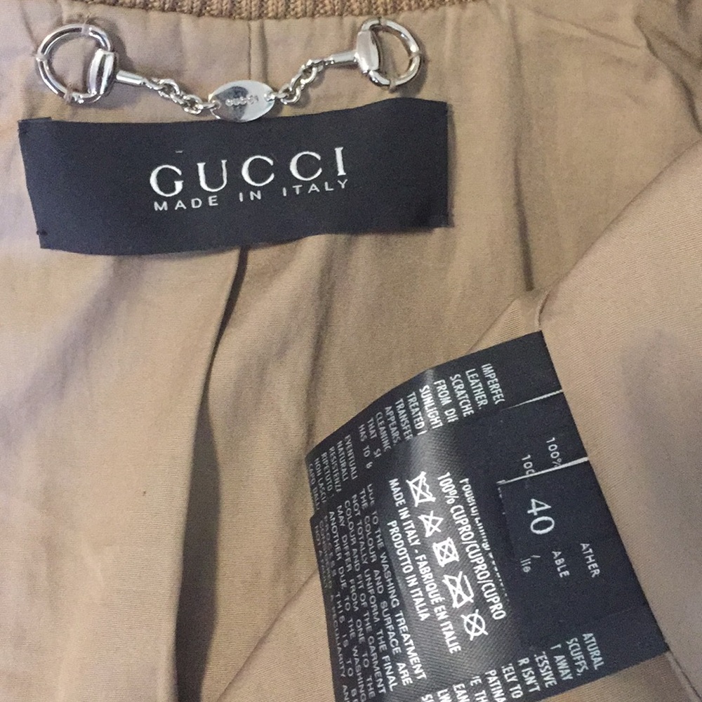 📛SOLD📛Gucci Leather Moto Jacket  🏍 - Picture 8 of 8